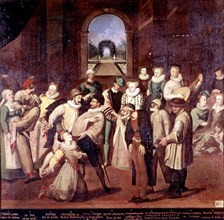 Fancy dress ball at the time of Charles IX and Catherine de Medici