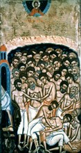 The martyrdom of the forty saints