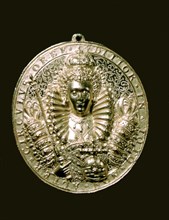 Elisabeth 1er d'Angleterre. Médaille de l'Armada