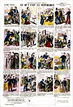 Popular print, French legislative elections (1881)