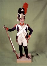 Jouet du Roi de Rome (Napoléon II) représentant un grenadier du 1er Empire