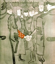 Chancel. La poignée de main de Montoire, 1940