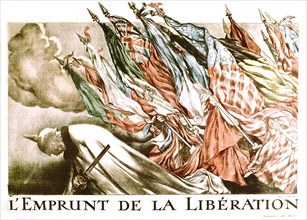 Affiche d'Abel Faivre. L'emprunt de la libération, 1917