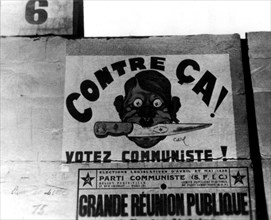 Affiche électorale du Parti communiste français, 1936