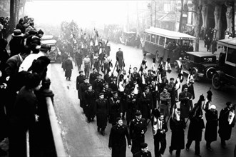 Défilé des ligues à Paris, 1934