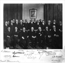 The Special Commission of the Peace Conference, which drafted the Pact of the League of Nations