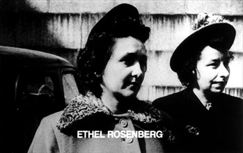 Rosenberg case. Ethel Rosenberg in the movie 'Atomic café', 1982