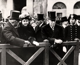 Voyage du président Wilson en Italie pour une réunion de la S.D.N., 1919