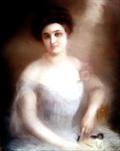 Mr. Bermond, Portrait of Mrs. Jaurès