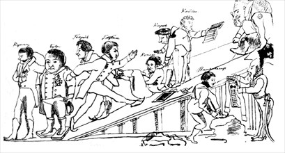 Caricature de Pouchkine