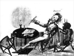 Caricature by Pushkin