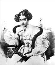 Vie d'Alexandre Pouchkine (1799-1837). Portrait de A.O. Smirnova
