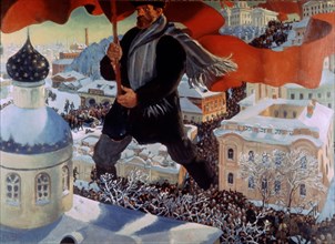 Le bolchevik (triomphe de la révolution bolchévique)