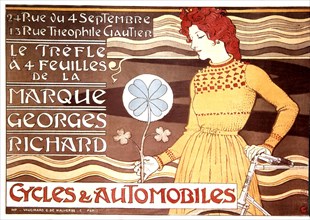 Affiche publicitaire d'Eugène Grasset, Automobiles Georges Richard