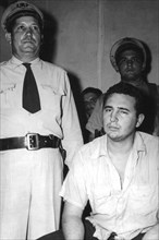 Fidel Castro during his trial (1953)