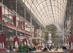 Queen Victoria and Prince Albert inaugurating the great 1851 exhibition