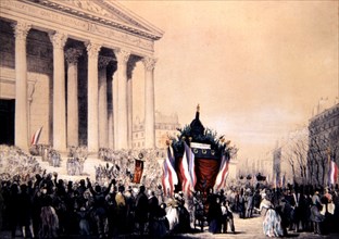 Funeral of the victims of the February 1848 shootings