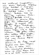 Letter of Herzl denying the expulsion of the Palestinians