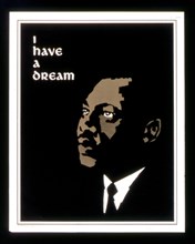 Affiche, Martin Luther King