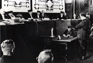 The Reichstag trial in Berlin. Göring's testimony