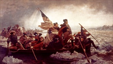 Emmanuel Leutze, Washington crossing the Delaware (war of American independence)