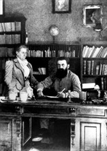 Theodor Herzl et sa mère