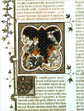 Grandes Chroniques de France. Exécution des seigneurs normands, le 5 avril 1356