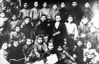 Stalin as a schoolboy (4th in last row)