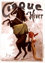 Affiche publicitaire pour le Cirque d'Hiver