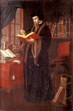 Anonymous, Calvin in his study