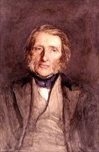 Portrait de John Ruskin par Sir H. von Herkomer