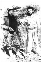 Che Guevara with one of his fellows