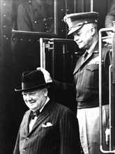 Eisenhower and Churchill (1946)