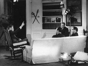 President John F. Kennedy during a national television program shot at the White House