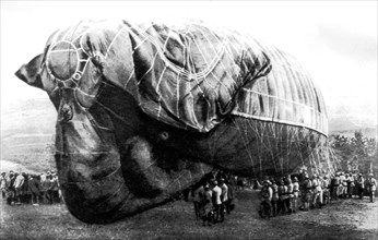 France. New type of observation balloon