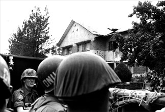 Arrival of UNO's troops in Elisabethville - 1961
