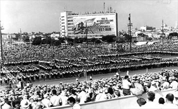 Parade for the anniversary of Cuban Revolution