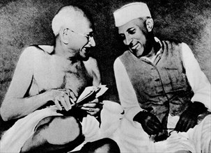 Gandhi et Nehru
