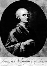 Portrait d'Isaac Newton (1642-1727).