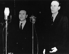 Procès de Laszlo Rajk (à droite), premier ministre hongrois. 1949.