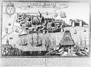 Vue de la ville de Saint Malo