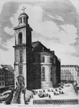 L'église Saint-Paul à Francfort en 1848