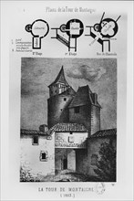 The Tower of Montaigne in Dordogne