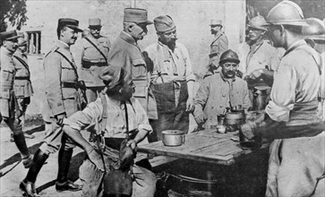 General Pétain at a billet