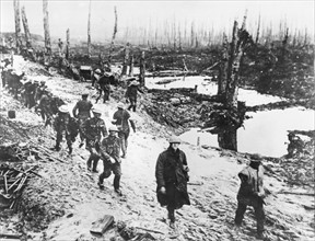 Soldats anglais dans la Somme