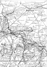 Carte de la Bataille de la Somme