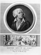 Duplessis-Bertaux, Danton, jugé le 6 avril 1794