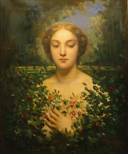 Boulard, Woman with flowers