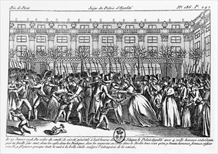 Siege of the Palais de l'Egalité in Paris