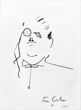 Cocteau, Portrait de Sergei de Diaghilev